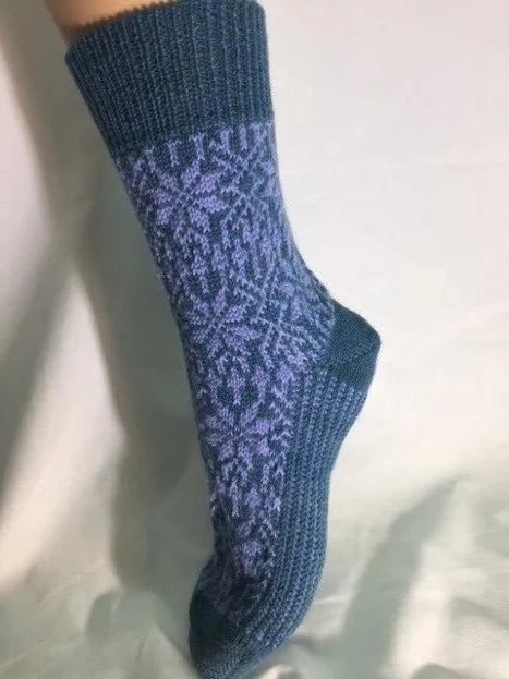 Hirsch Natur Norweger Sternenmuster Türkis/Opal