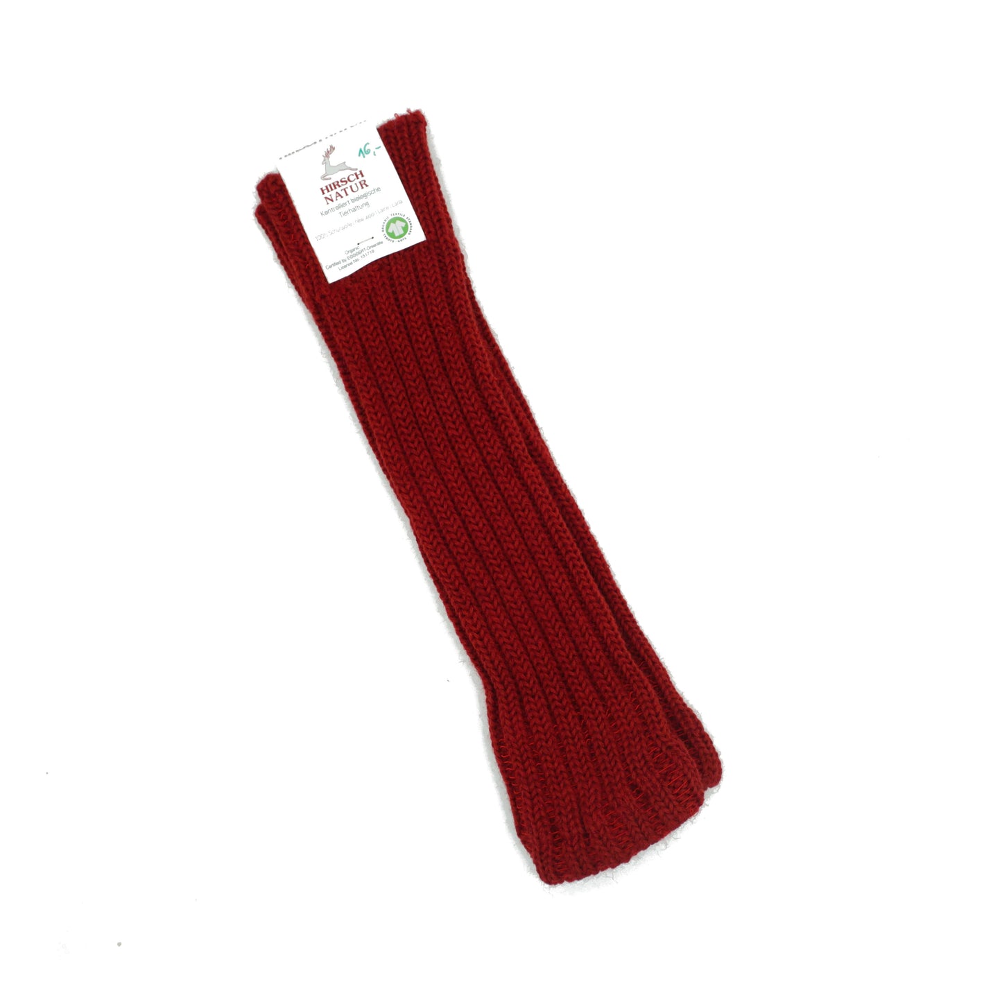 Hirsch Natur Stulpen klein Rot