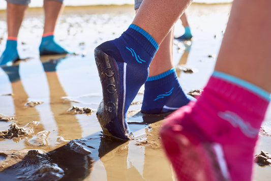 BEACHIES Kinder-Strandsocke Delfin Lapis