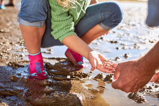 BEACHIES Kinder-Strandsocke Delfin Pink