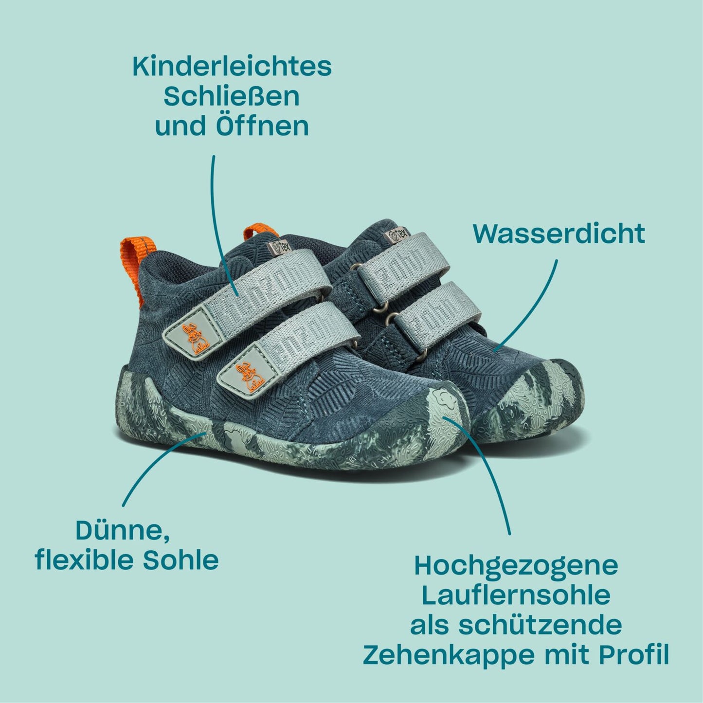 Affenzahn Übergangsschuh Leder Talky Bunny