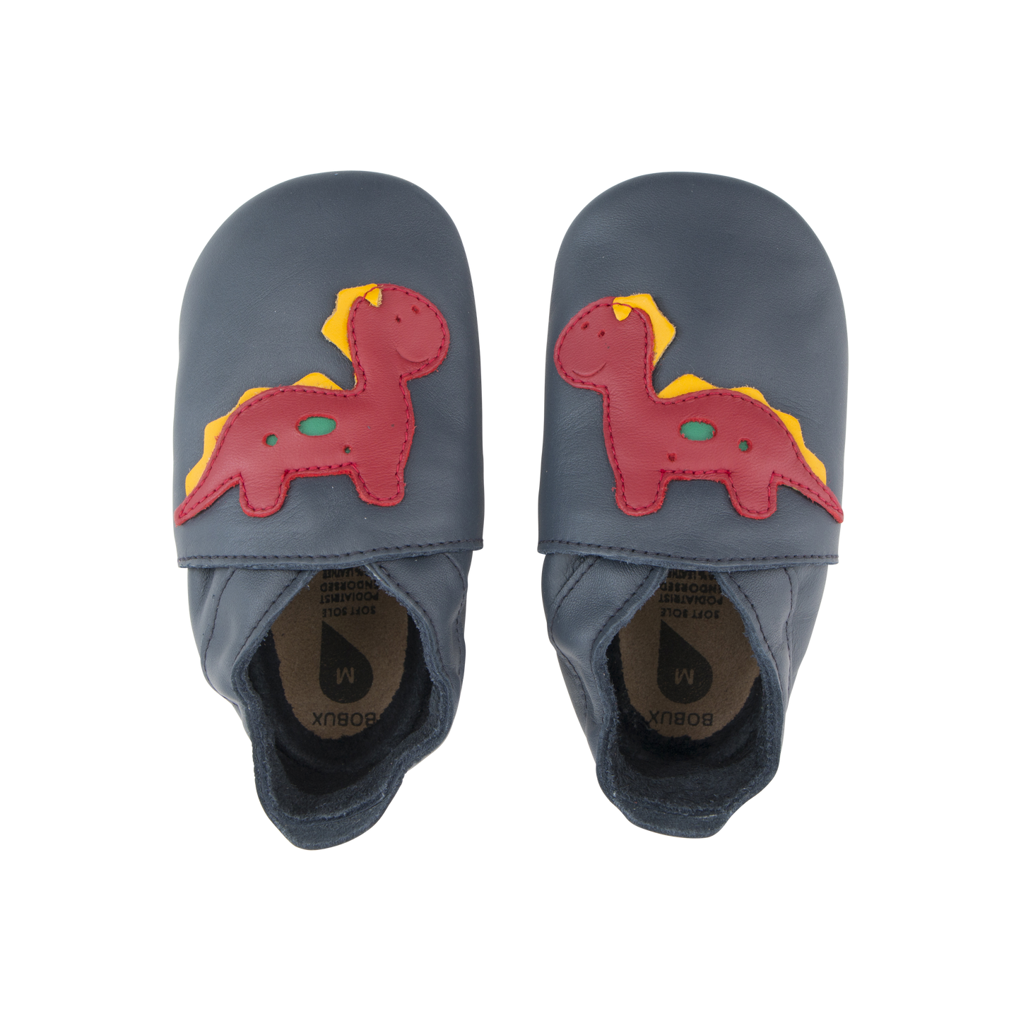 Bobux Soft Soles Dinosaur Navy