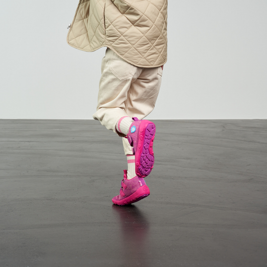 Affenzahn Übergangsschuh Knit Happy Flamingo