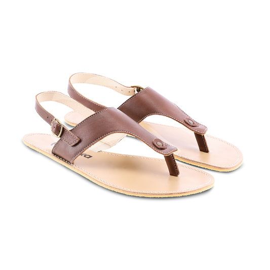 Be Lenka Promenade Dark Brown – elegante Barfuß-Sandale