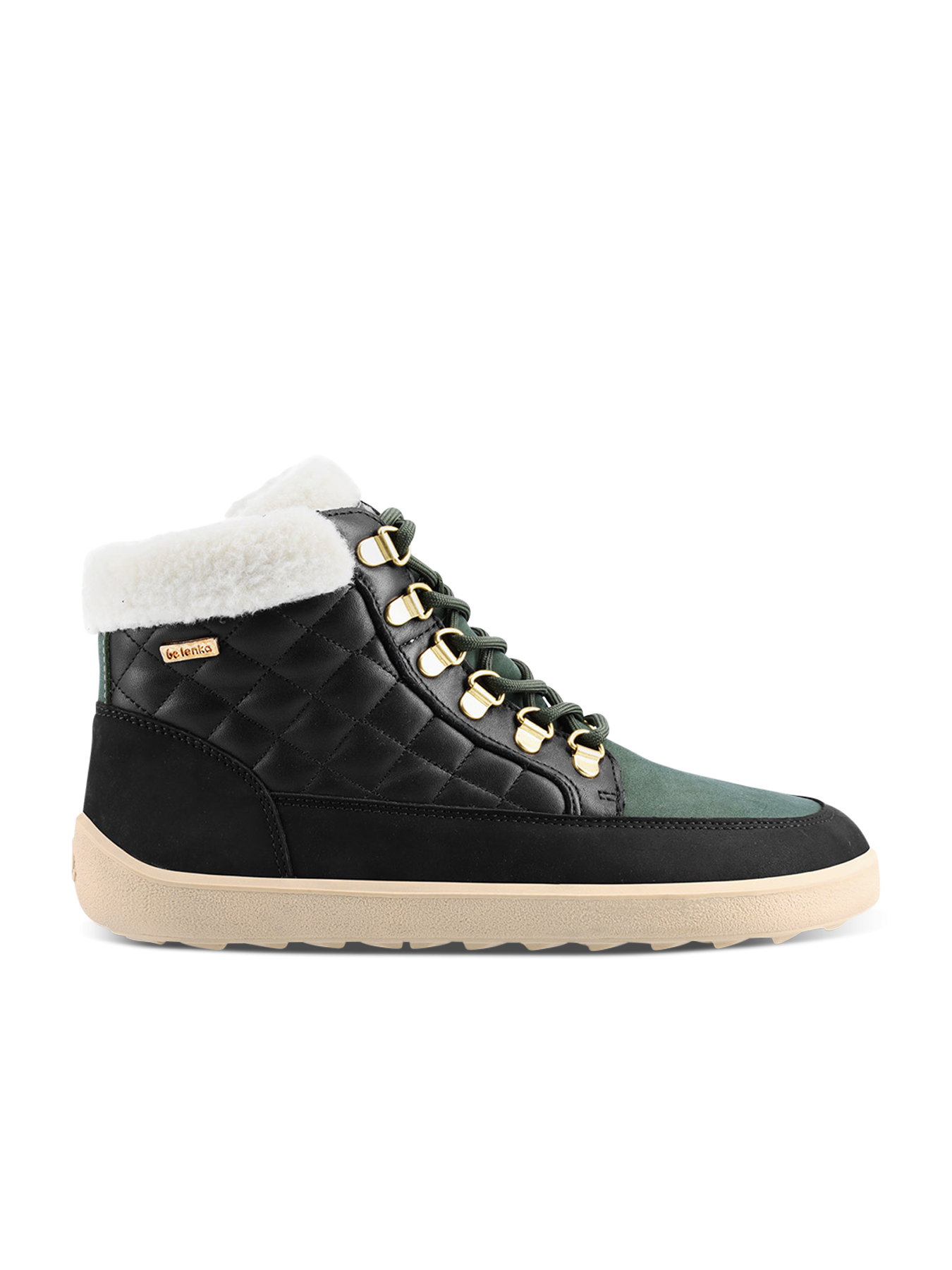 Belenka Olivia Black & Dark Green