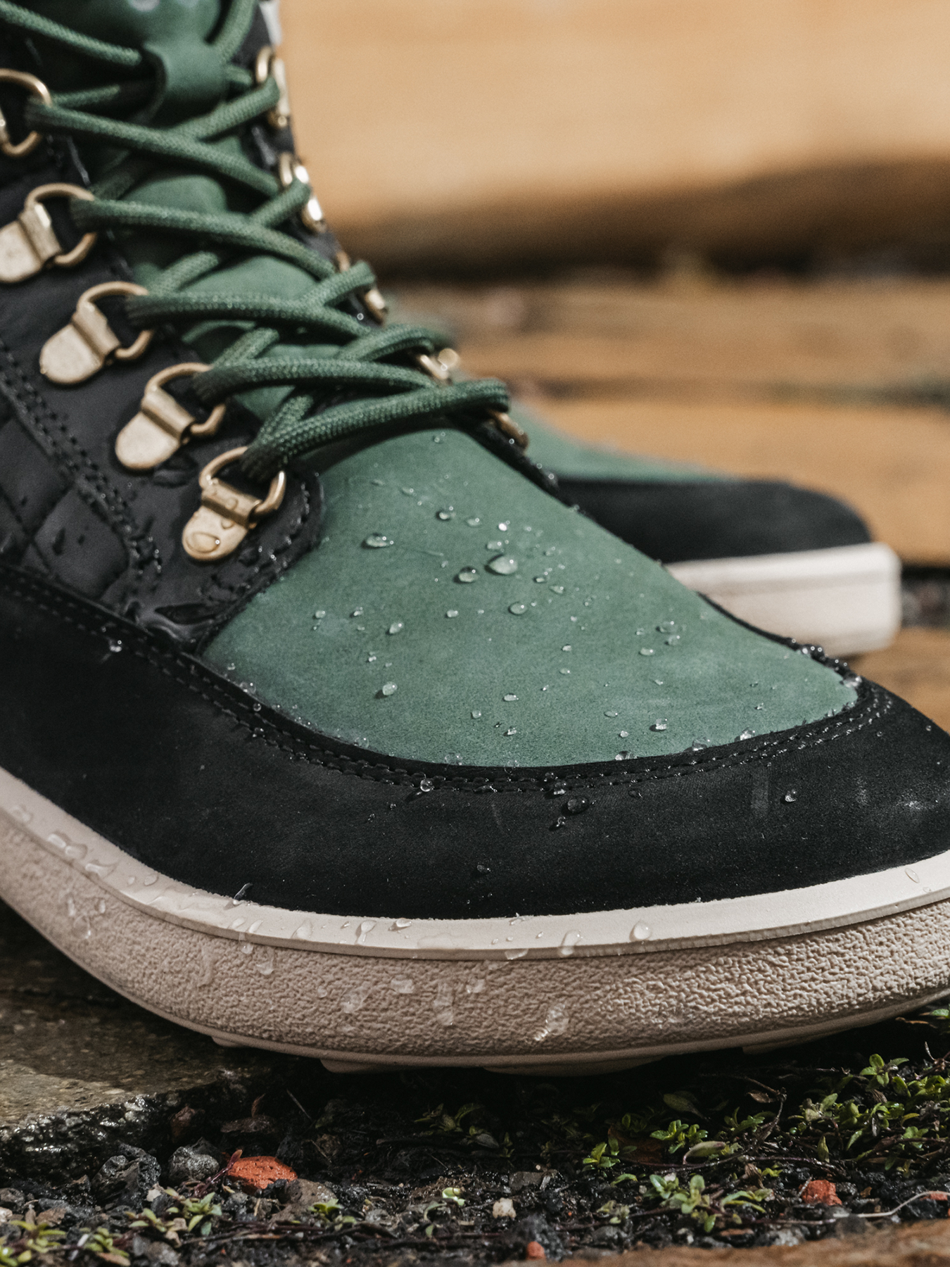 Belenka Olivia Black & Dark Green