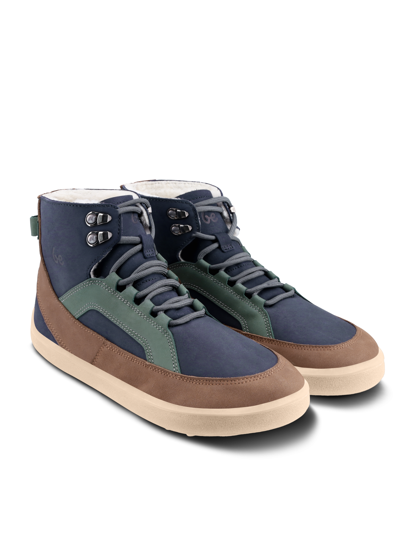 Belenka York Navy, Brown & Beige