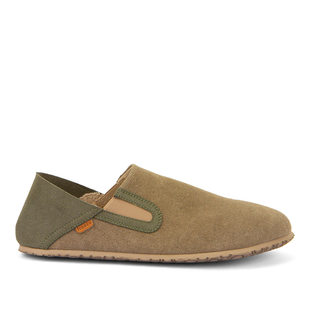 Froddo Barefoot Slip-On Cotton Olive