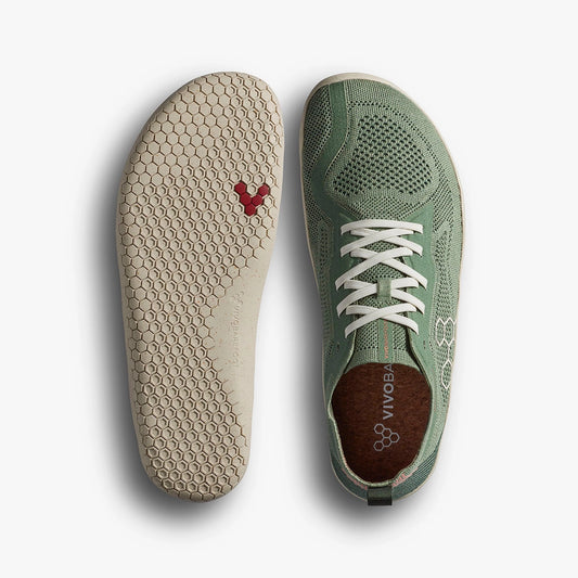 Vivobarefoot Primus Lite Knit Natural Dusty Green