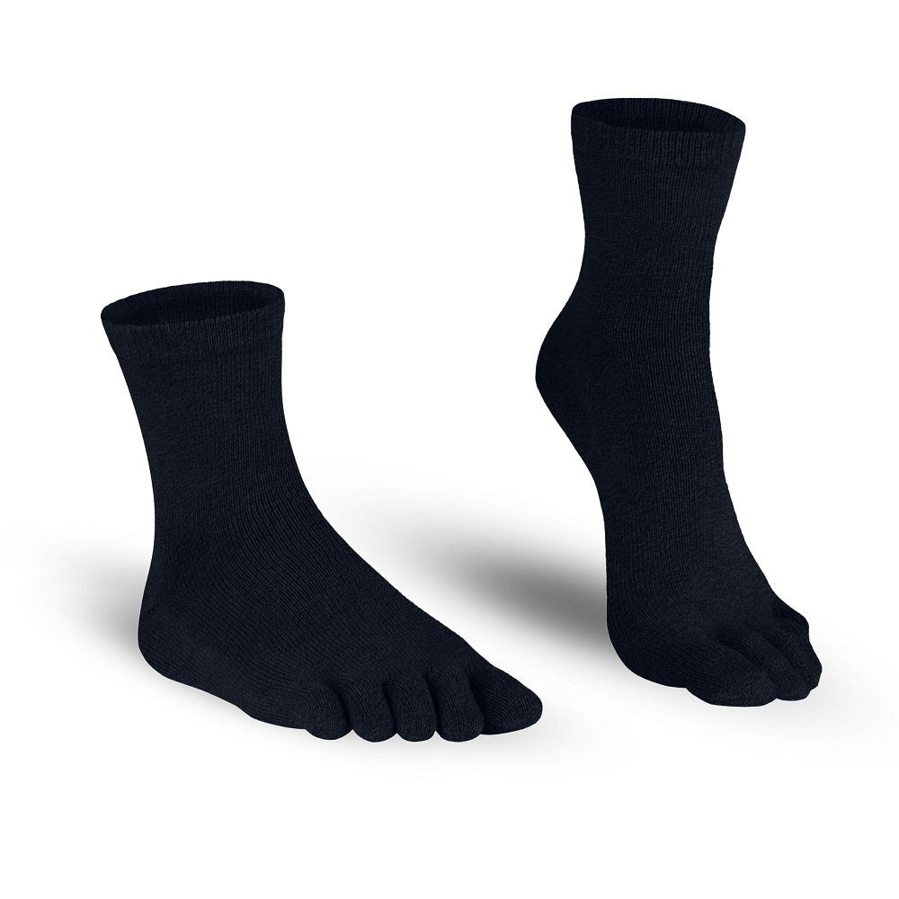 Knitido Zehensocken Midi Schwarz