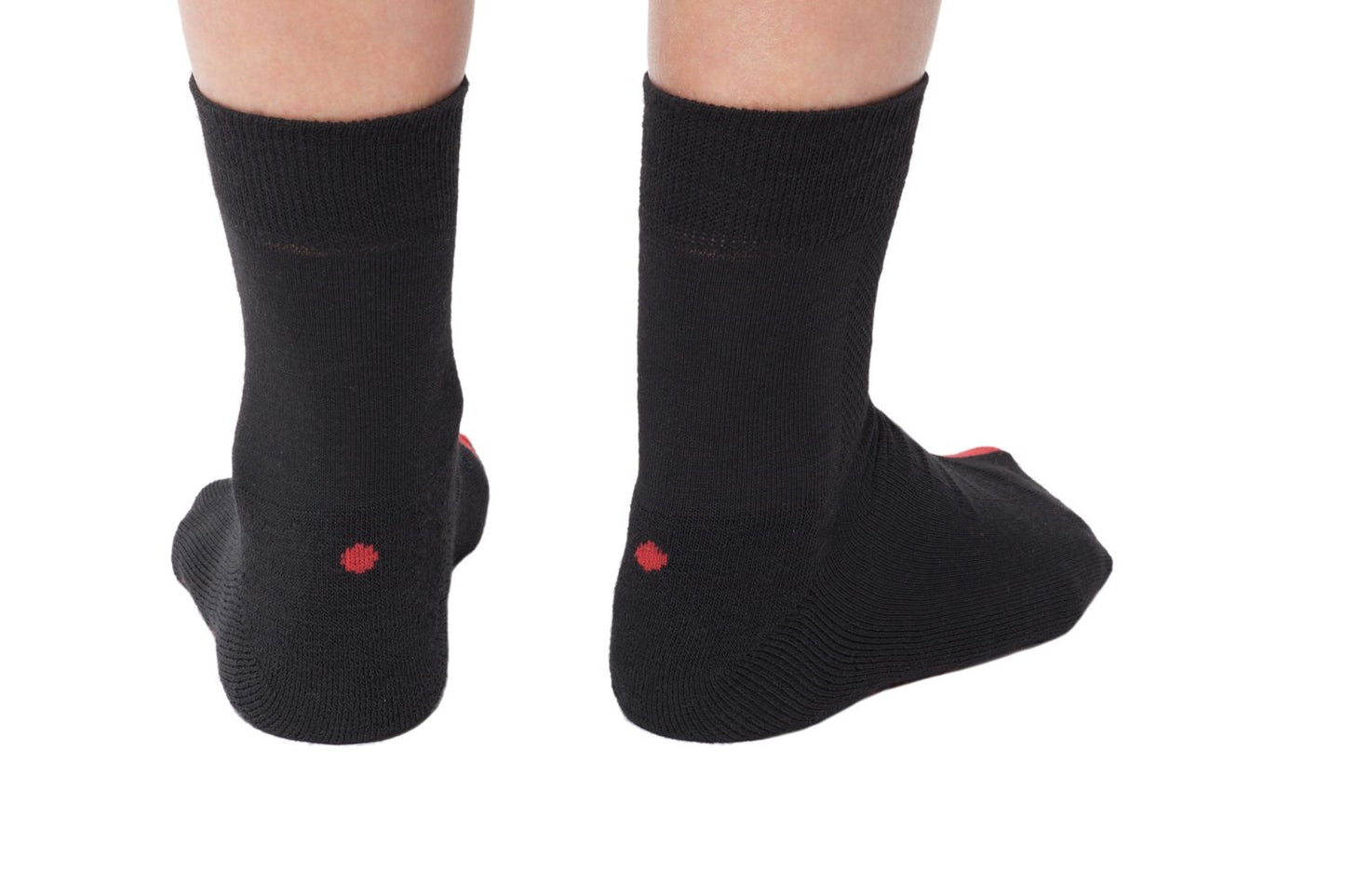 plus12socks Cotton Mittel Schwarz