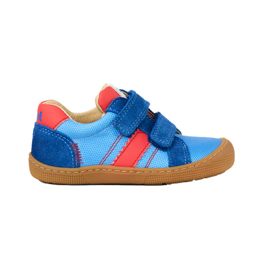 Leichter Kinder-Barfußschuh Koel Denis Fabrics Royal Blue aus Cotton und TENCEL™