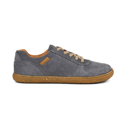 Koel Francie Suede Eco Grey Barfuß-Sneaker für Erwachsene