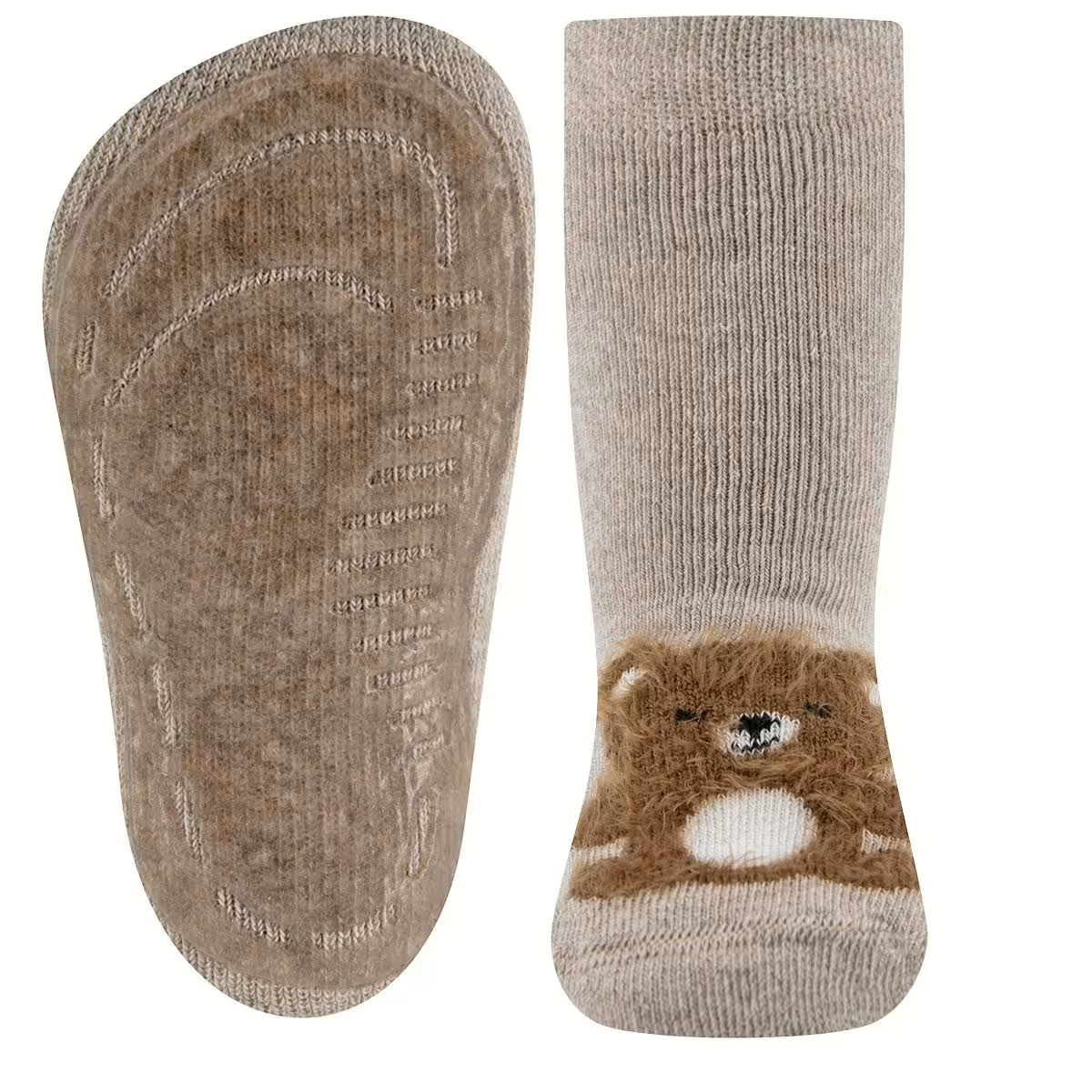Ewers Stoppersocken Teddy Dunkelbeige