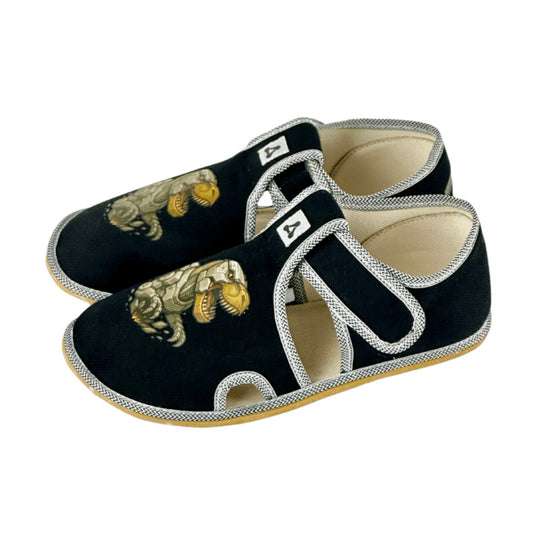 Antal Rascal Mech-Rex Barfuß-Hausschuh für Kinder