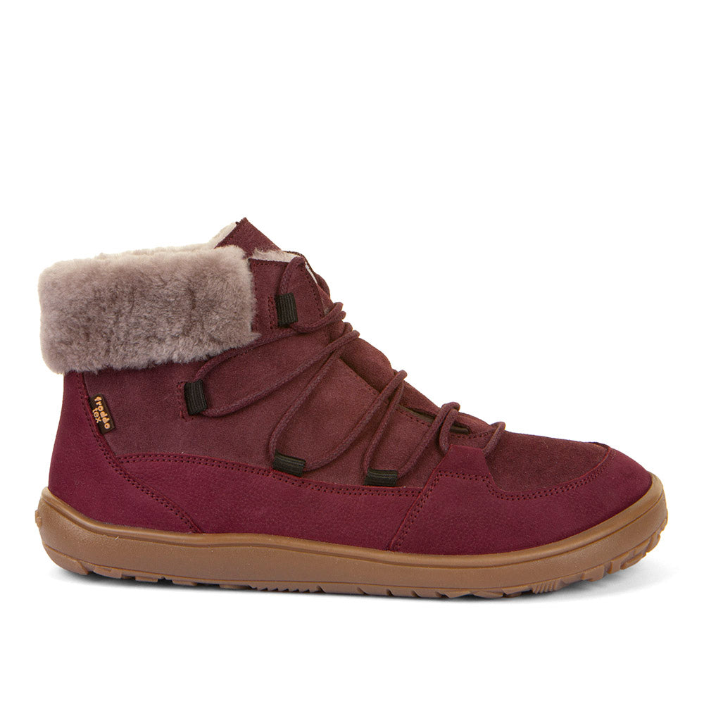 Froddo Barefoot Up Furry W Tex Bordeaux