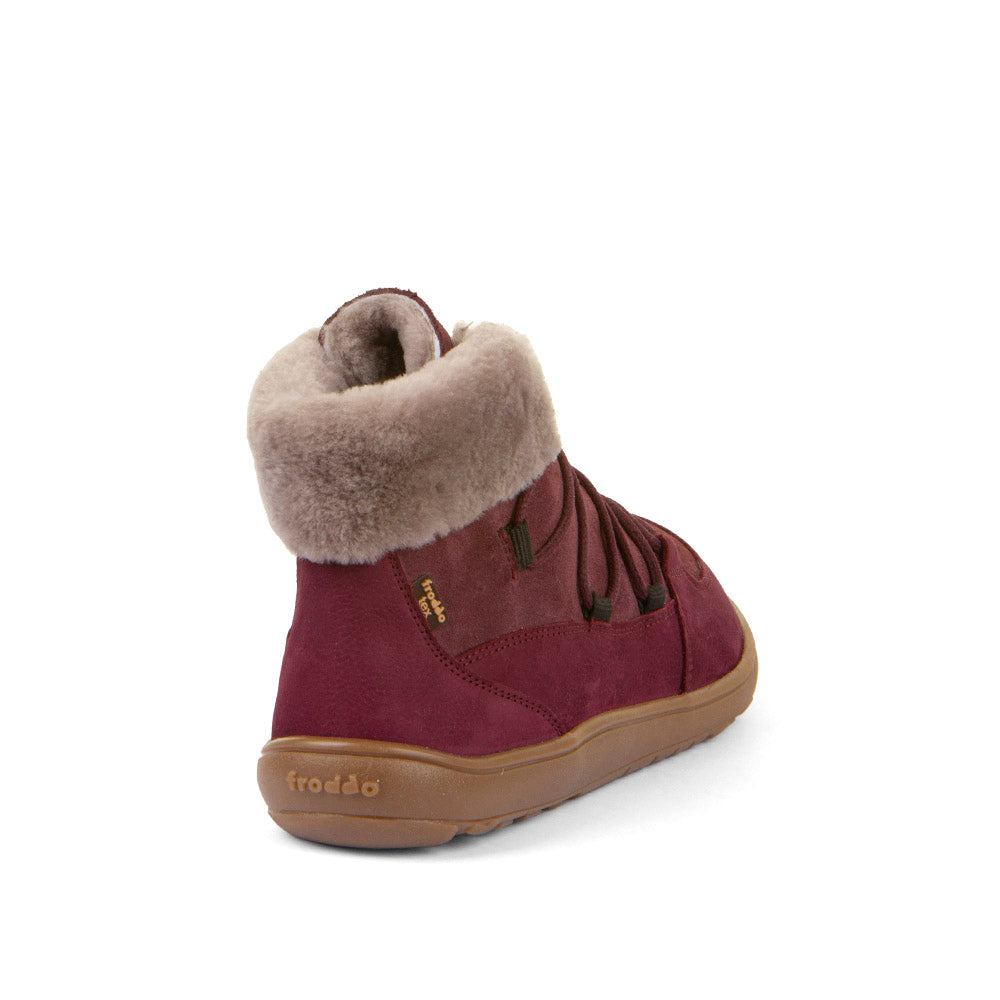 Froddo Barefoot Up Furry W Tex Bordeaux
