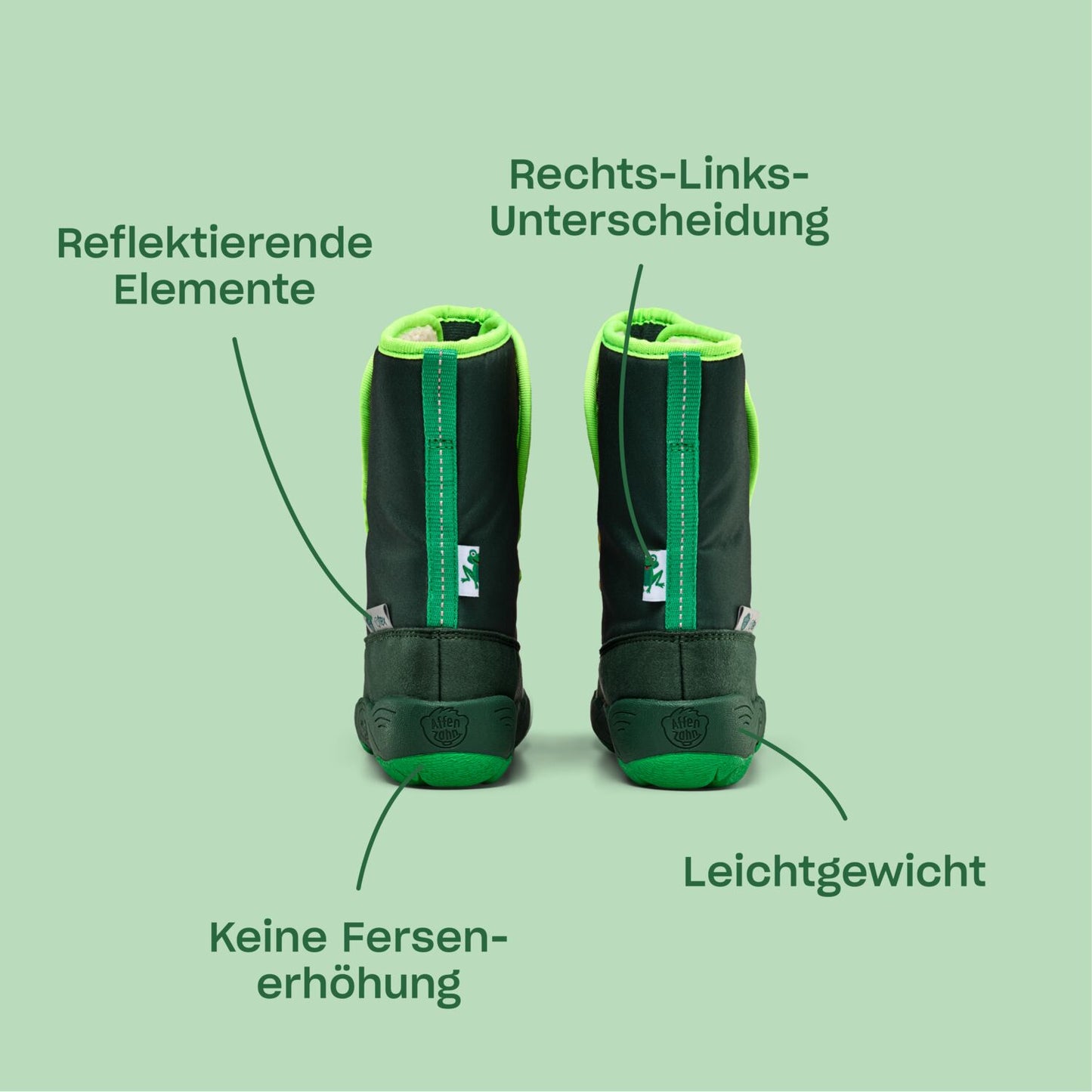 Affenzahn Schneestiefel Vegan Freezy Vogel