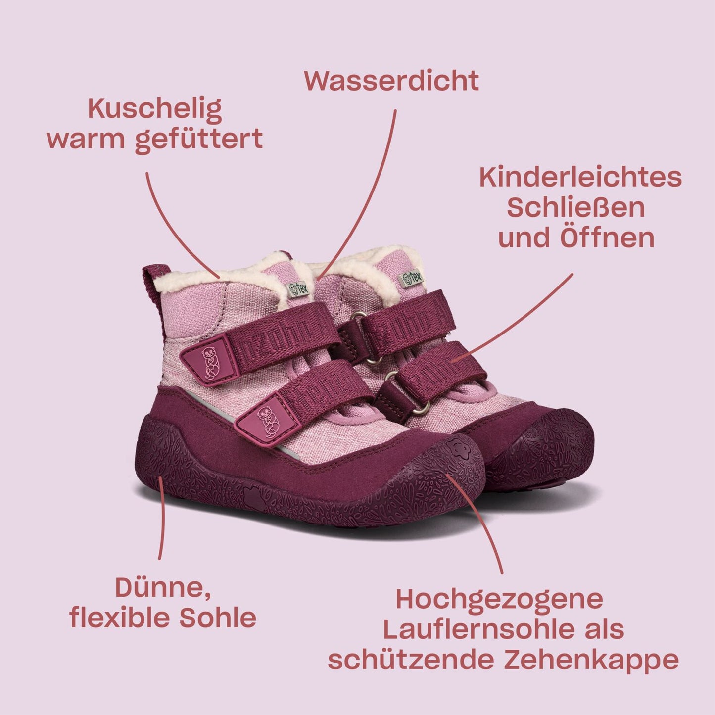 Affenzahn Schneestiefel Vegan Snuggy Otter