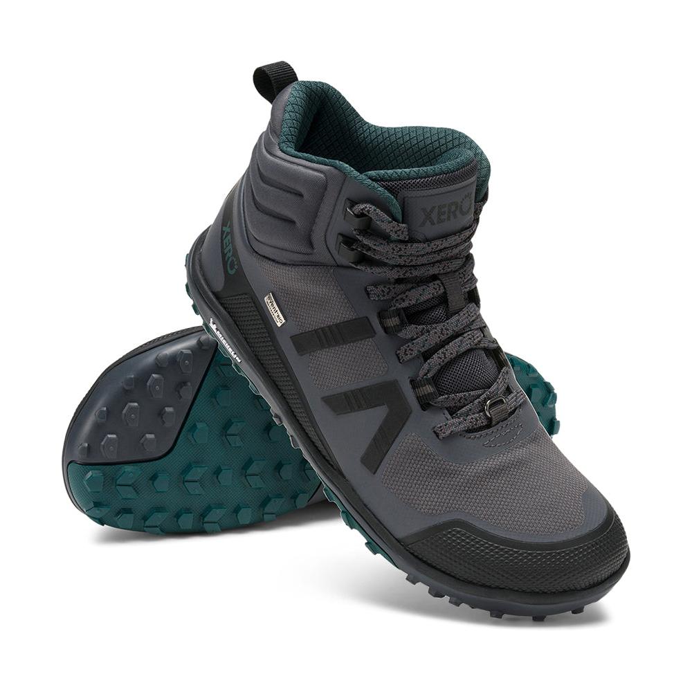 Xero Shoes Scrambler Mid WP Asphalt-Sea-Moss