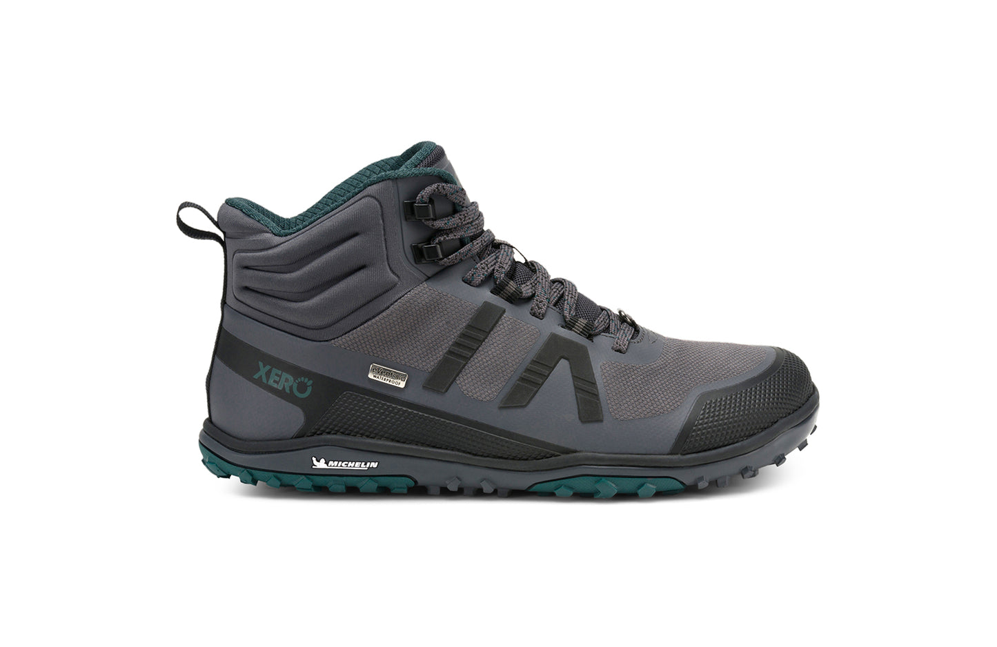 Xero Shoes Scrambler Mid WP Asphalt-Sea-Moss