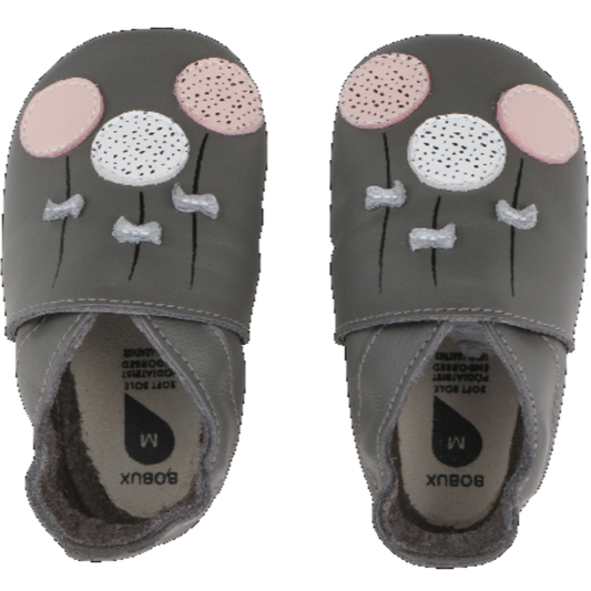 Bobux Soft Soles Balloons Grey