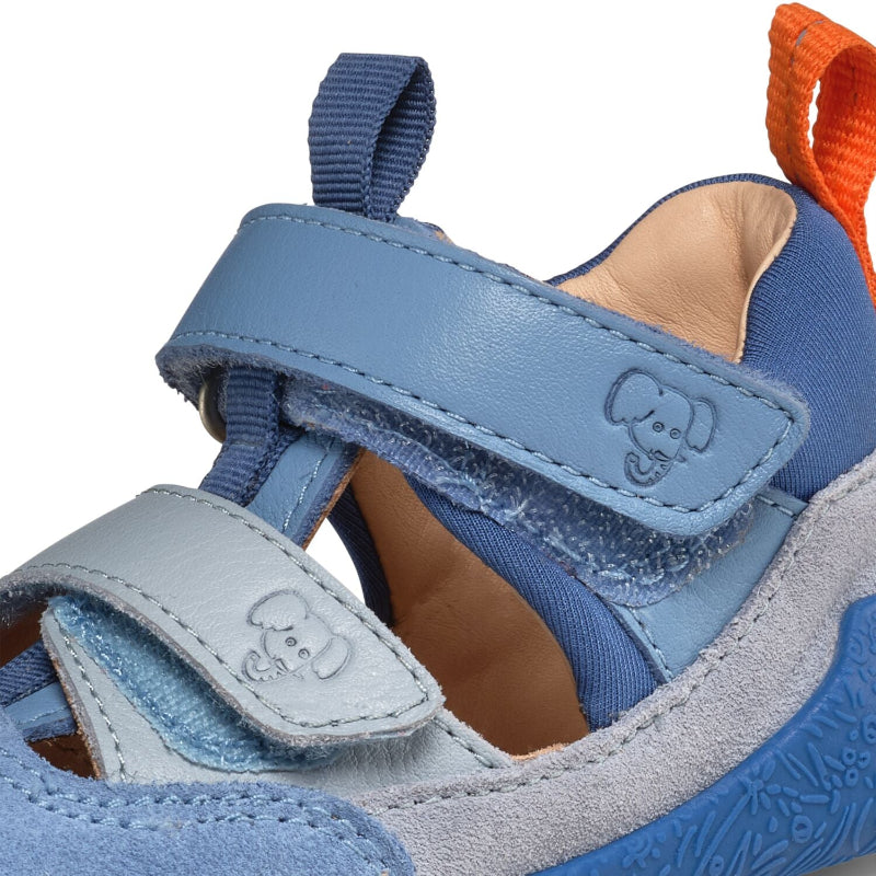 Affenzahn Sandale Leather Freely Elefant – weiche Lauflerner-Barfußsandale