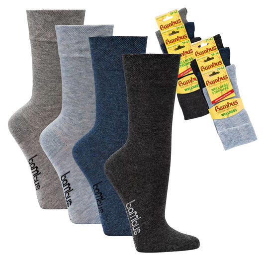 3er-Pack Wellness-Socken aus Bambus-Viskose Melange