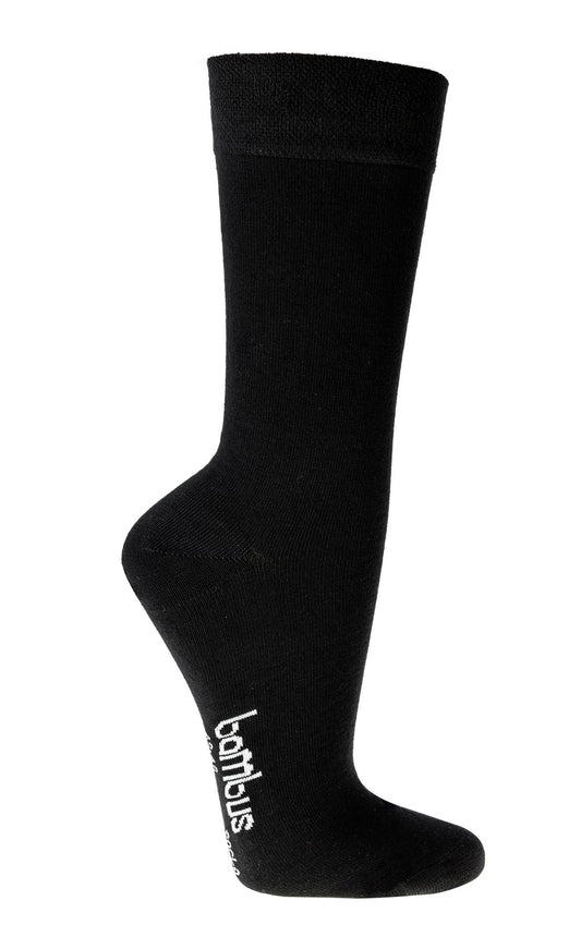 3er-Pack Wellness-Socken aus Bambus-Viskose Schwarz