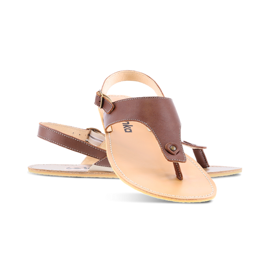 Elegante Damen-Barfuß-Sandale Be Lenka Promenade aus Leder