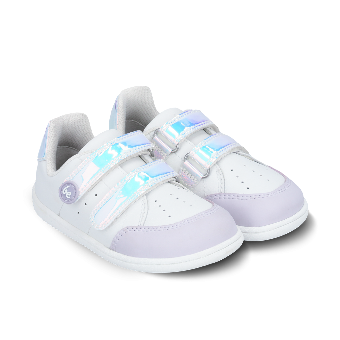 Be Lenka Energise Kids White & Multicolour Barfuß-Sneaker für Kinder
