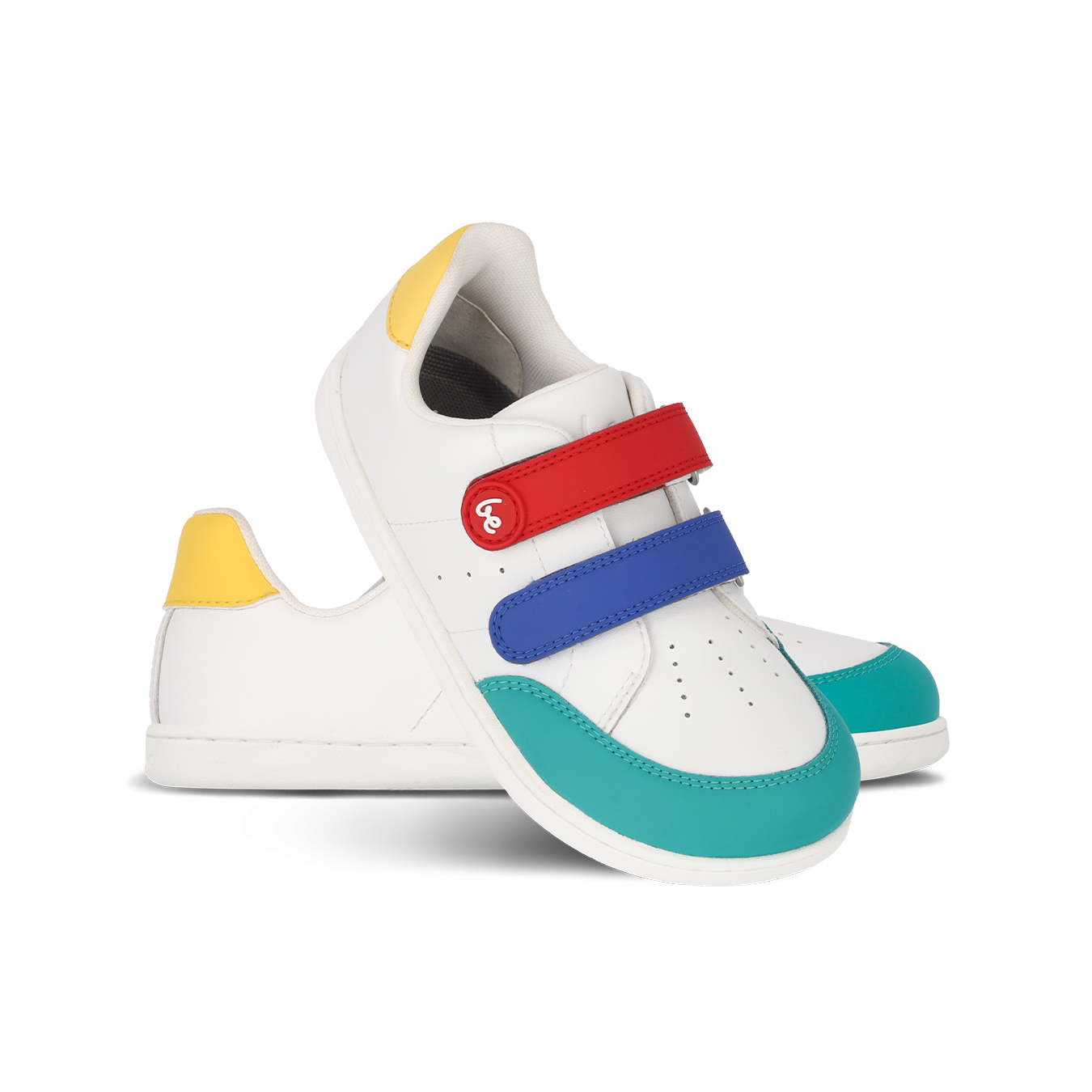 BeLenka Energise Kids White Multicolour - Dual-Klettverschluss, Detail