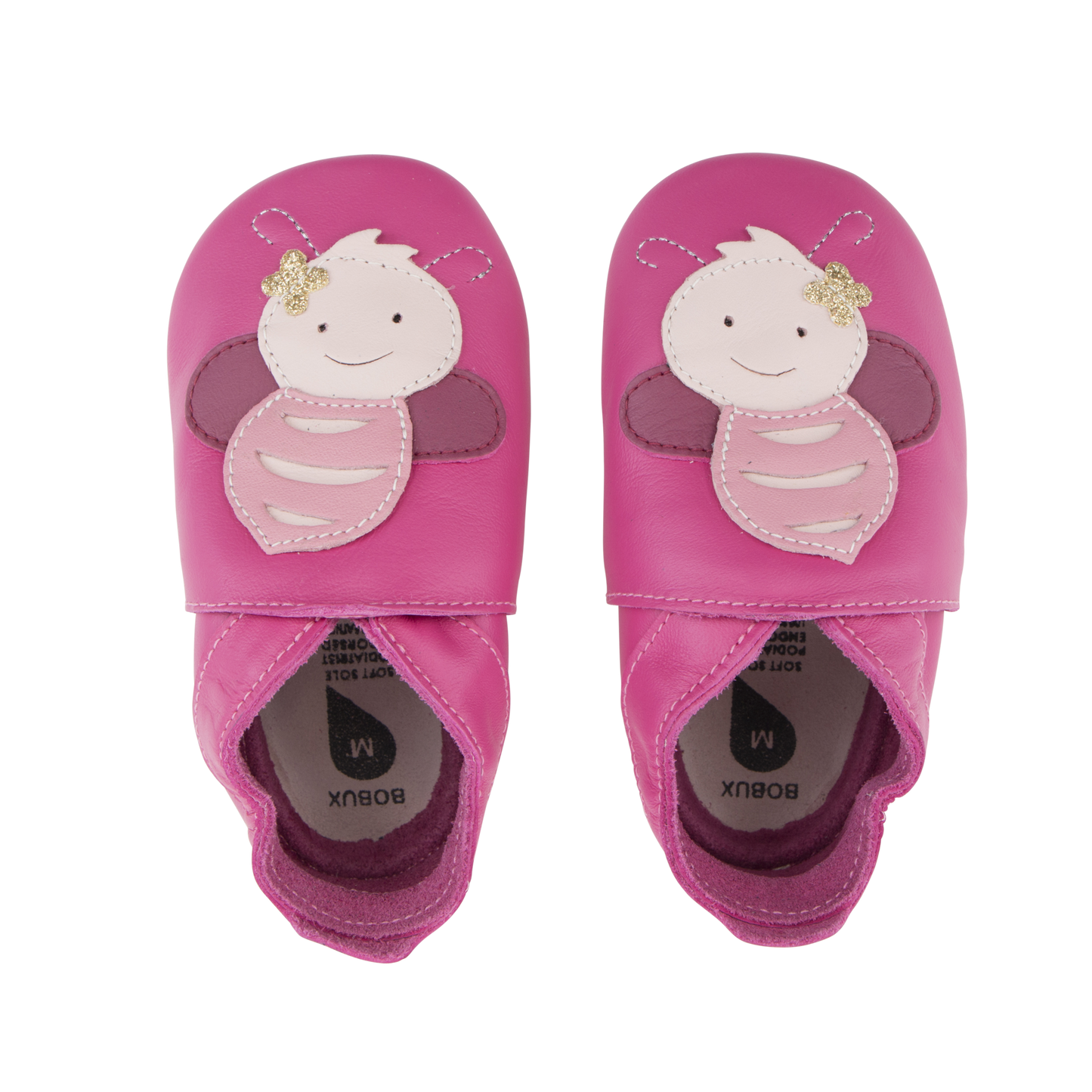 Bobux Soft Soles Pink Bee