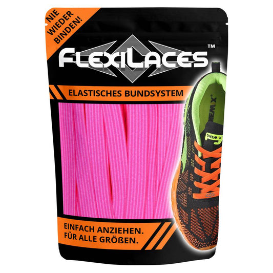FlexiLaces Neon Pink