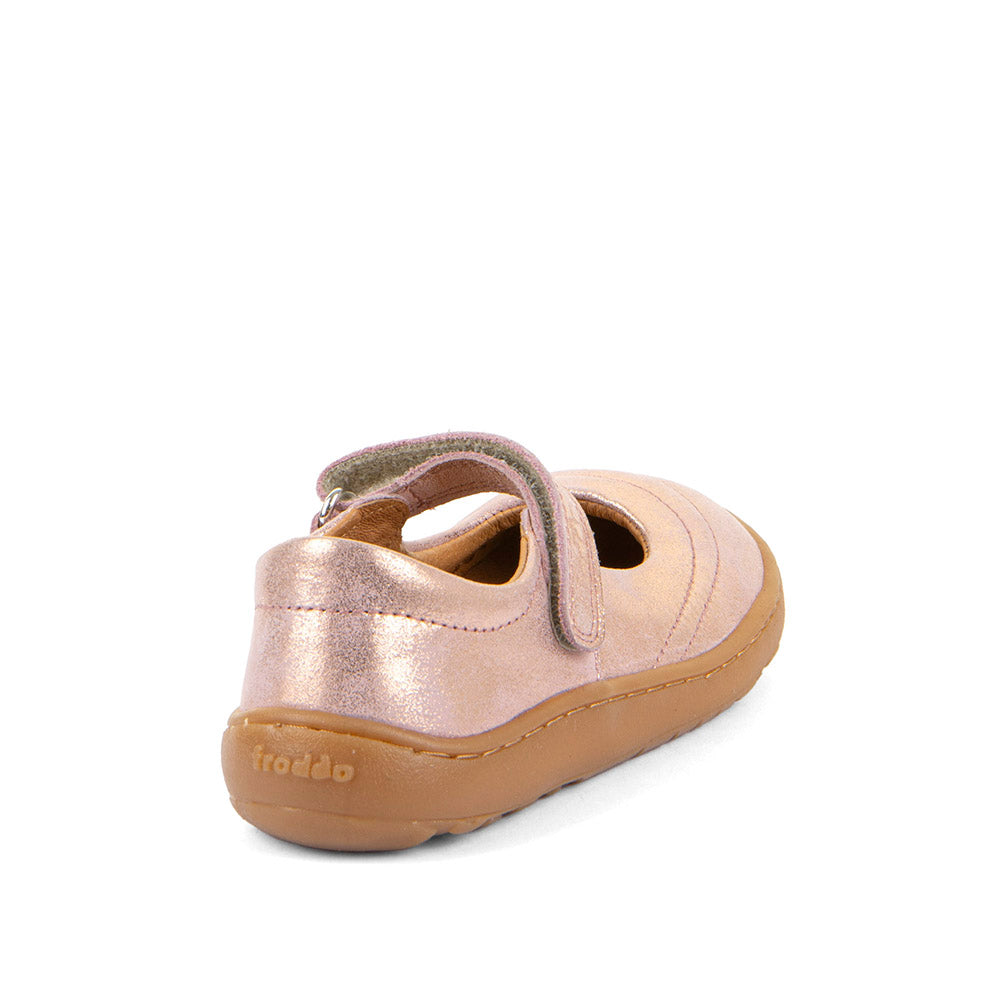 FRODDO Barefoot Mary J Pink / Gold – Barfuß-Ballerina
