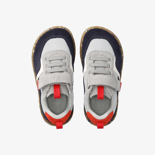 GROUNDIES Lou 2.0 Kids Light Grey / Red