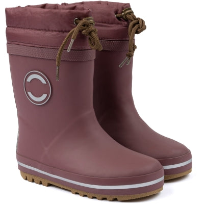 Mikk Line Winter-Gummistiefel Rose Brown