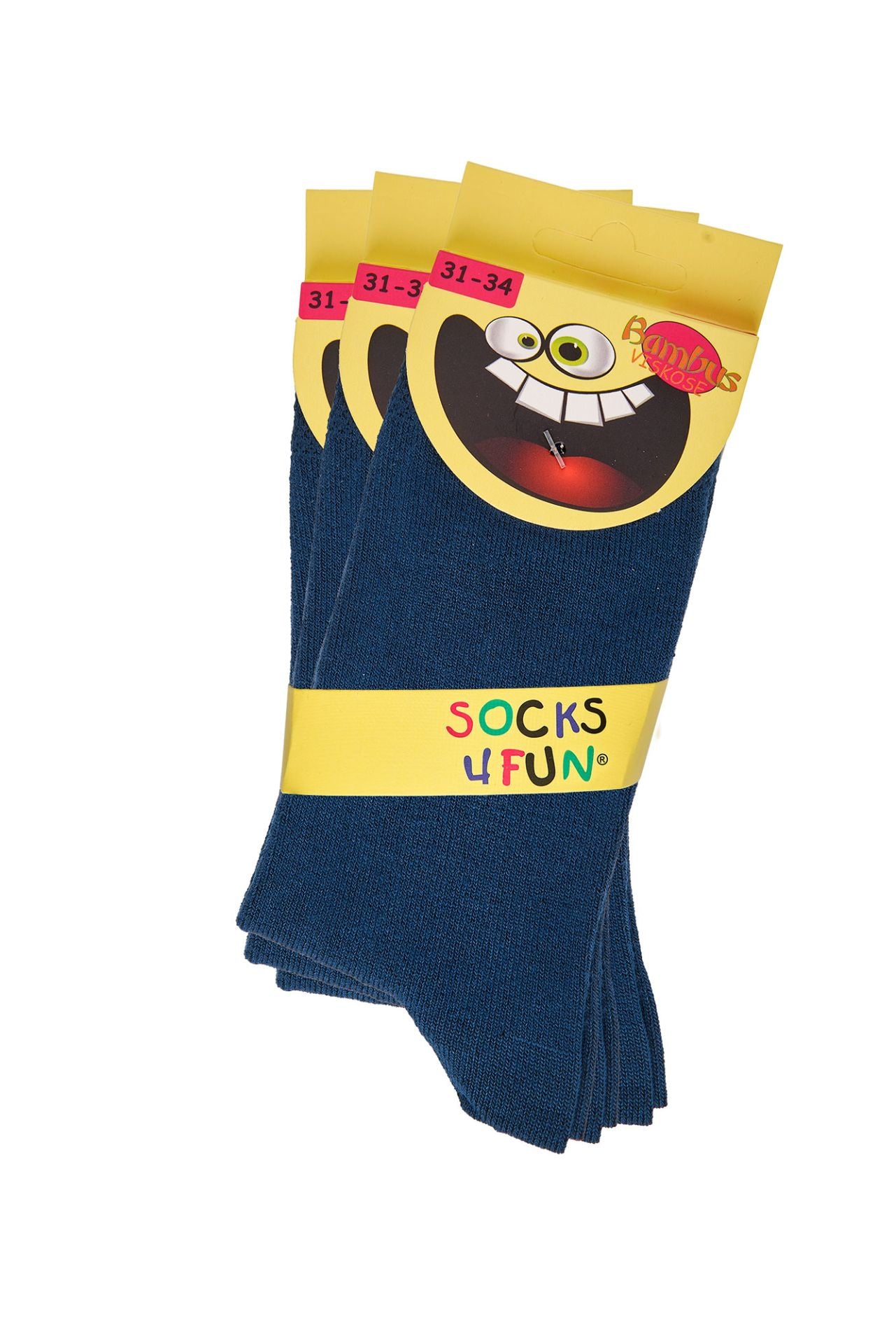3er-Pack Kindersocken aus Bambus-Viskose