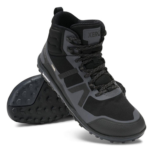 Xero Shoes Scrambler Mid II WP Black-Asphalt