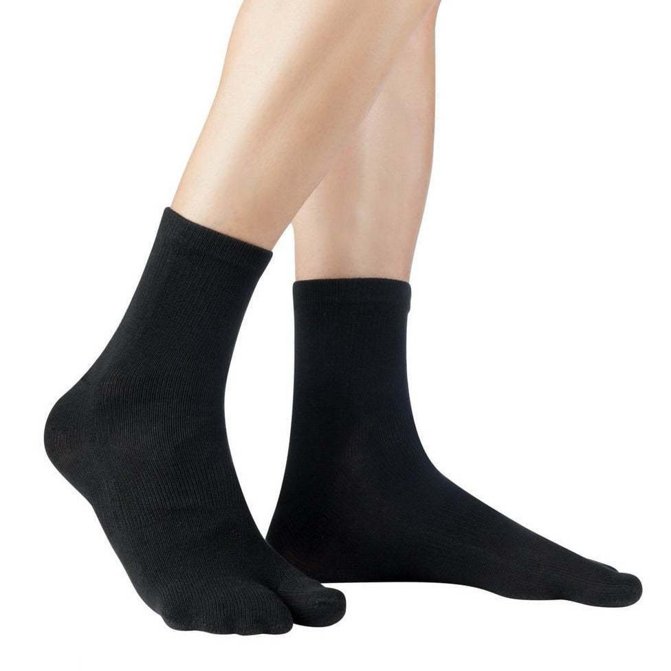 Knitido Tabi Kurzsocken Schwarz