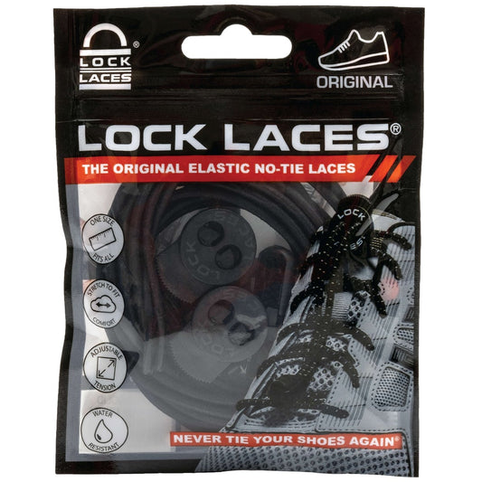 LockLaces Schwarz Solid